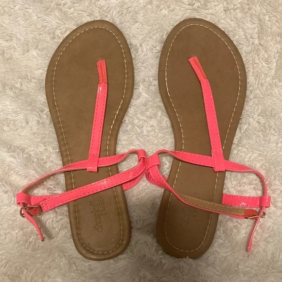 Charlotte Russe Multicolor Floral Maxi Dress with matching Sandals - Picture 8 of 9